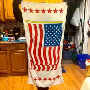 American Flag Beach Towel